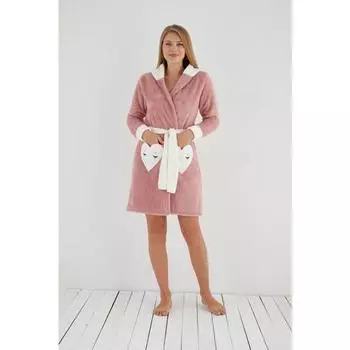 Женский флисовый халат Akbeniz Welsoft 808021