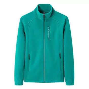 Женский флисовый свитер, флисовый свитер плюс бархатная стеганая куртка, осенне-зимняя однотонная женская куртка-джокер с двусторонним воротником M