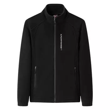 Женский флисовый свитер, флисовый свитер плюс бархатная стеганая куртка, осенне-зимняя однотонная женская куртка-джокер с двусторонним воротником M