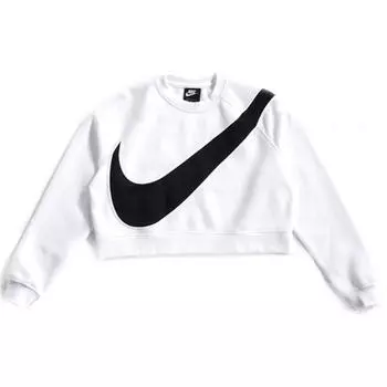 Женский флисовый свитшот Nike Sportswear Swoosh, белый BV3934-100 XL