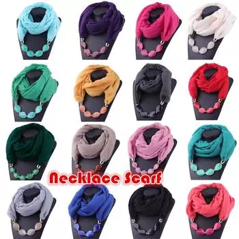 Женский хлопковый льняной кулон в этническом стиле, мягкое ожерелье, шарф-purity999 180cmx48cm красный