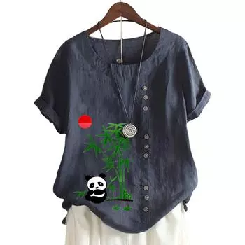 Женский хлопковый повседневный топ с круглым вырезом и короткими рукавами, 11 цветов S розовый