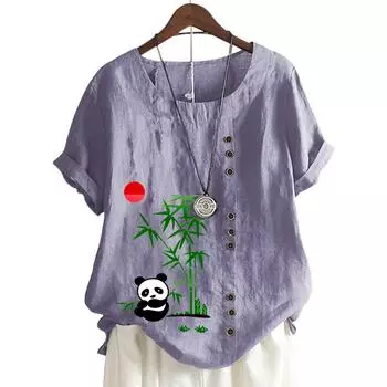 Женский хлопковый повседневный топ с круглым вырезом и короткими рукавами, 11 цветов S розовый