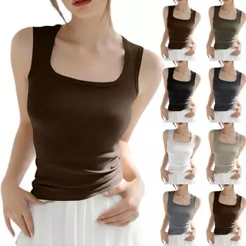 Женский хлопковый жилет с нагрудной подкладкой и безрукавным верхом L армия зеленый