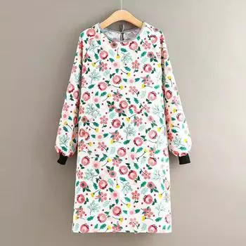 Женский холщовый фартук, детская блузка с карманами, стильная, милая, садовая рабочая одежда, не мнется, инструмент для уборки дома и выпечки M