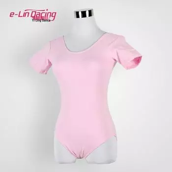 Женский и детский костюм для балетных/гимнастических тренировок для лета M розовый