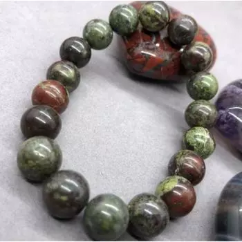 Женский и мужской натуральный драгоценный камень, дракон, кровавый камень, манжета, браслет-браслет 6mm