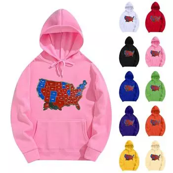 Женский и мужской однотонный спортивный свободный пуловер с длинным рукавом и карманом, толстовка сверху L бежевый