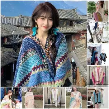 Женский кардиган с длинными рукавами, жакет, шаль, большой размер, верхняя часть, подходящая к юбке, топ L