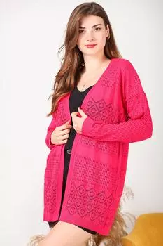 Женский кардиган с дырками