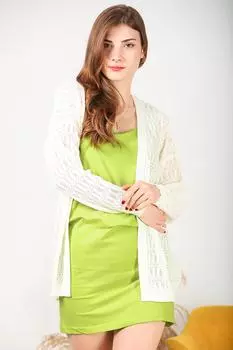 Женский кардиган с дырками