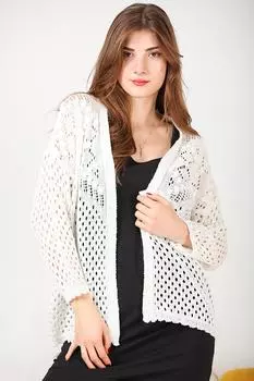 Женский кардиган с дырками