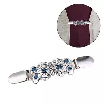 Женский кардиган, свитер, блузка, шаль, зажимы, брошь, воротник рубашки, застежки-утка