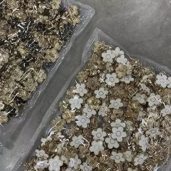 Женский кардиган Yisen ESSTUDIO с металлическими пуговицами цвета сливы и декоративными запонками