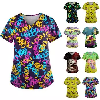 Женский карнавальный наряд для Марди Гра, маска для вечеринки, топ для ухода за больными M чёрный