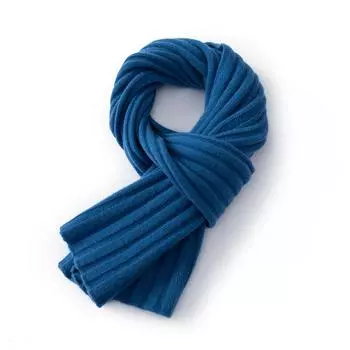 Женский кашемировый шарф Qinghe cashmere 30% кашемир 70% шерсть Женская осенне-зимняя кашемировая шаль мягкая и теплая белый