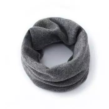 Женский кашемировый шарф Qinghe cashmere 30% кашемир 70% шерсть Женский осенне-зимний кашемировый шарф мягкий и теплый белый