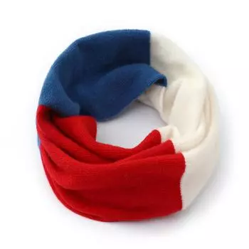 Женский кашемировый шарф Qinghe cashmere 30% кашемир 70% шерсть Женский осенне-зимний кашемировый шарф мягкий и теплый белый