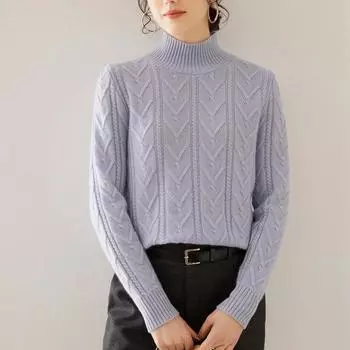 Женский кашемировый свитер Qinghe cashmere 100% кашемир женский осенне-зимний кашемировый пуловер мягкий и теплый