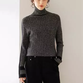 Женский кашемировый свитер Qinghe cashmere 100% кашемир женский осенне-зимний кашемировый пуловер мягкий и теплый