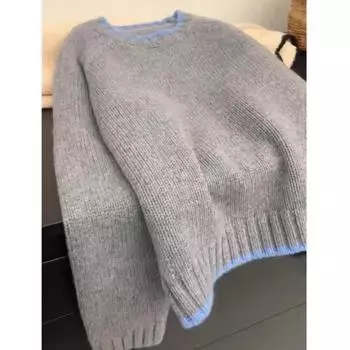 Женский кашемировый свитер Qinghe cashmere 30% кашемир 70% шерсть Осенне-зимний кашемировый свитер мягкий и теплый S красный