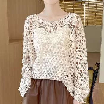 Женский кашемировый свитер Qinghe кашемир 30% кашемир 70% шерсть осенне-зимний кашемировый пуловер ручной работы мягкий и теплый белый