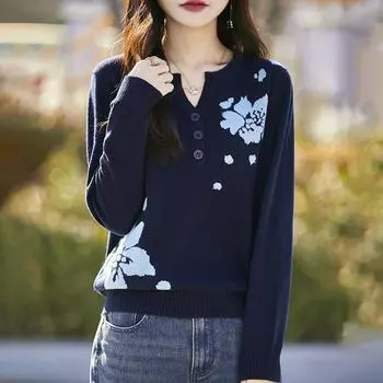 Женский кашемировый свитер Qinghe кашемир 50% шелк 50% шерсть осенне-зимний кашемировый пуловер мягкий и теплый M красный