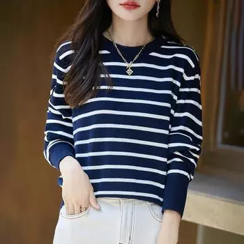 Женский кашемировый свитер Qinghe кашемир 50% шерсть 50% шелк Женский осенне-зимний кашемировый свитер мягкий и теплый M белый