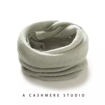 Женский кашемировый воротник, кашемир Цинхэ, 100% кашемир, осенне-зимний кашемировый воротник, теплый, модный, белый