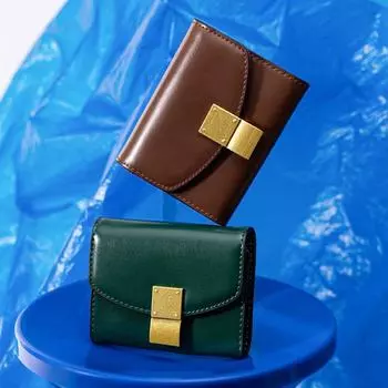 Женский клатч-кошелек из натуральной кожи - весна/лето 2020 г., корейский стиль, держатель для нескольких карт белый