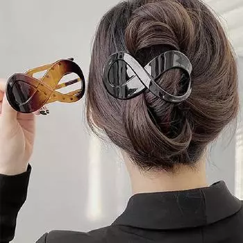 Женский коготь для волос, модный однотонный противоскользящий коготь для волос с гладкими краями, зажим для волос, женский коготь для волос, аксессуары для волос