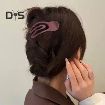 Женский коготь для волос, сплошной цвет, противоскользящие зубы, заколка для волос, сильный захват, коготь для затылка, акула, душ, зажим для волос, инструмент для укладки волос, аксессуары для волос белый