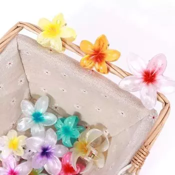 Женский коготь в форме цветка, противоскользящий дизайн, градиентный цвет, заколка для волос, душ, купание, заколка в виде акулы, аксессуар для укладки волос розовый