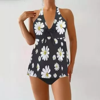 Женский комплект бикини, сексуальный купальник, двухсекционный купальник, купальные костюмы, боди, пляжная одежда, купальные комплекты больших размеров XS-6XL, женский XS белый/чёрный