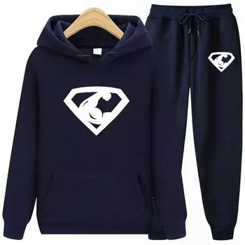 Женский комплект из 2 предметов, спортивный костюм, толстовка с капюшоном + брюки на шнурке, женские толстовки с капюшоном, спортивная одежда для бега, женские комплекты на осень и зиму S