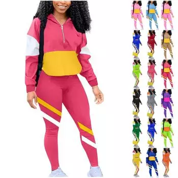 Женский комплект из 2 предметов: весенняя повседневная рубашка с длинными рукавами и длинные брюки XXL синий