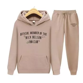 Женский комплект из двух предметов с карманами и длинными рукавами, толстовка, женские брюки с капюшоном, комплекты с капюшоном Heartstopper, модные толстовки большого размера S