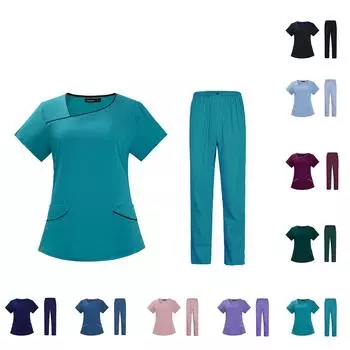 Женский комплект из двух предметов с круглым вырезом, эластичная быстросохнущая одежда L чёрный