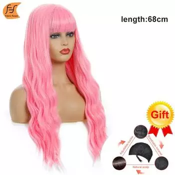 Женский комплект модных париков Qi Liu Hai с пушистой кукурузой и пермской волной