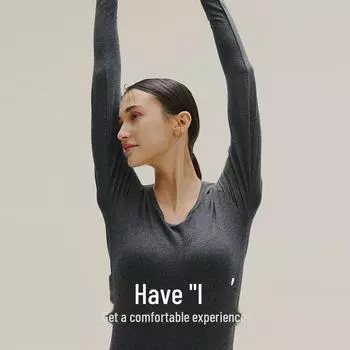 Женский комплект термобелья из чистого хлопка, модный однотонный, легкий, для осени и зимы. XXXL розовый/телесный