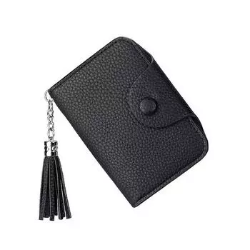 Женский кошелек для карт, Маленький и изысканный для хранения, Кошелек для карт, Держатель для карт на несколько карт, Водительское удостоверение, Обложка для банковских карт большой вместимости, ID-кошелек.