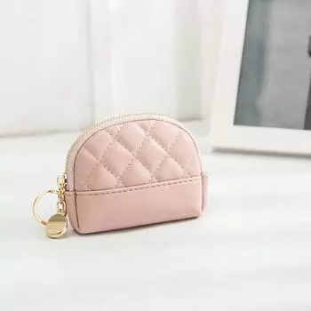 Женский кошелек, клатч на молнии, женский кошелек для монет, короткая ромбовидная сумка для карт