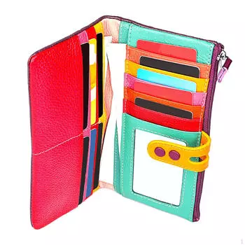 Женский кошелек, модный, большой емкости, держатель для кредитных карт для поездок на работу и свиданий красный