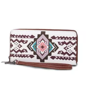 Женский кошелек, Ретро Западный Богемный стиль, Женская сумка на запястье, Водонепроницаемый кошелек 19*2.5*9cm