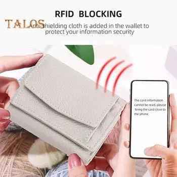 Женский кошелек с блокировкой RFID, держатель для карт в японском стиле, мини-кошелек из искусственной кожи, компактный органайзер для карт с несколькими отделениями для карт