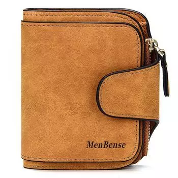 Женский кошелек с отделом для монет и карт хаки