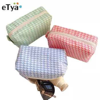 Женский косметичка для женщин и девочек, пенал-органайзер, сумки, модный чехол для хранения губной помады ярких цветов