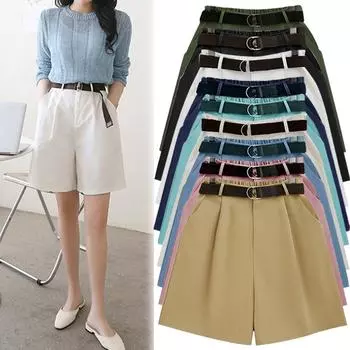 Женский костюм, брюки с пятью точками, женские свободные шорты большого размера, летние тонкие повседневные брюки с высокой талией, 200 кошек 8XL белый