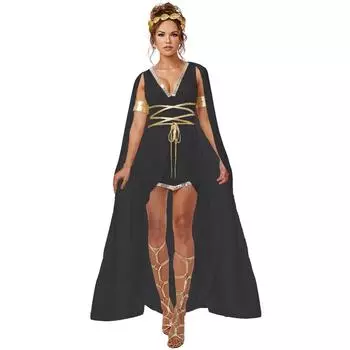 Женский костюм Horror Bride Косплей Платье Костюм для выступлений Маскарадный костюм L чёрный