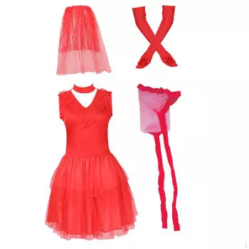 Женский костюм невесты, удобное нарядное платье, элегантные костюмы на Хэллоуин M